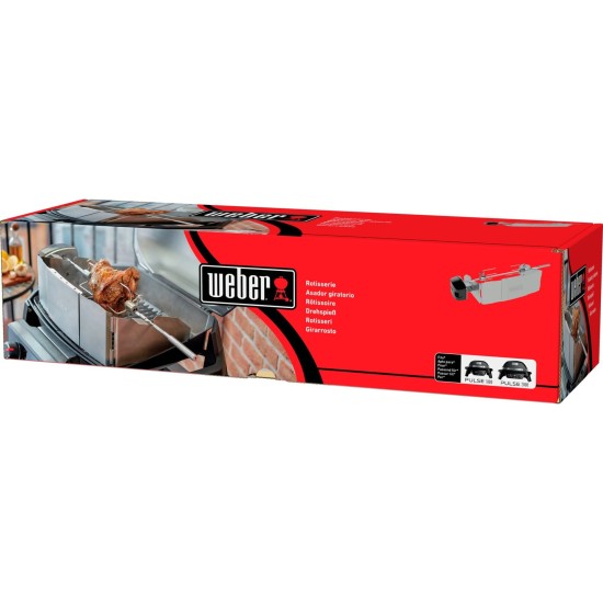 Weber Drehspieß 7660 für Pulse 1000 / 2000, Grillspieß