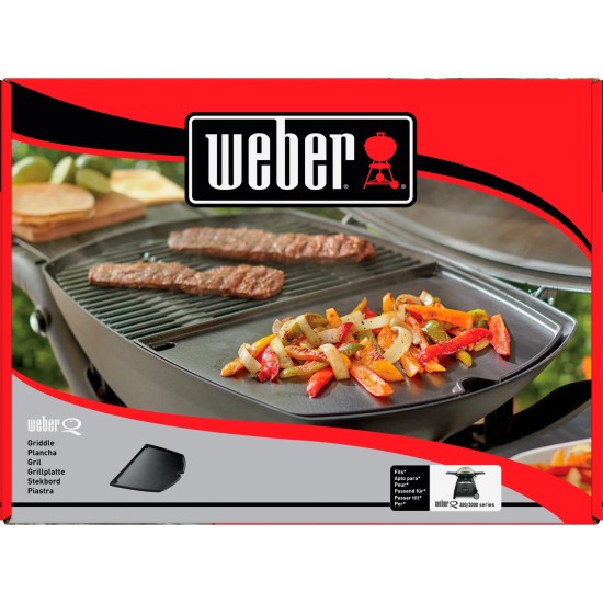 Weber Grill­plat­te 6506 für Q 300- / 3000-Se­rie, Grillplatte