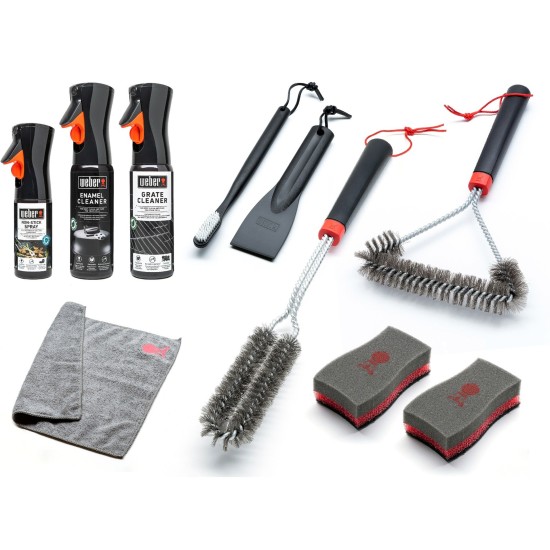 Weber Reinigungs-Set für emaillierte Gasgrills, Reinigungsmittel