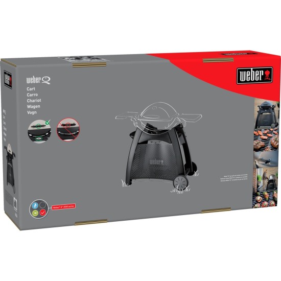 Weber Rollwagen 6526 für Q2000 / Q3000 Serie (ab 2014), Grillwagen