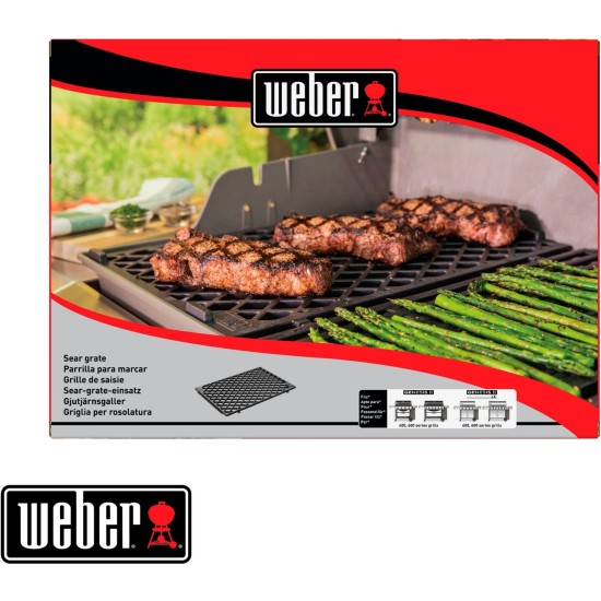 Weber Sear-Grate-Einsatz 7651 für GENESIS II 400/600, Grillrost