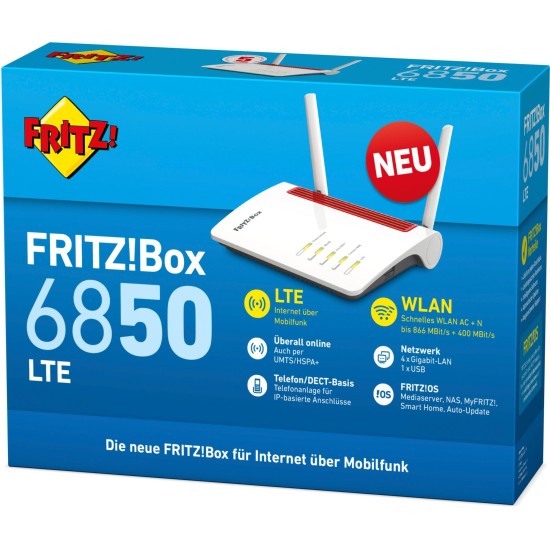 AVM FRITZ!Box 6850 LTE, Mobile WLAN-Router