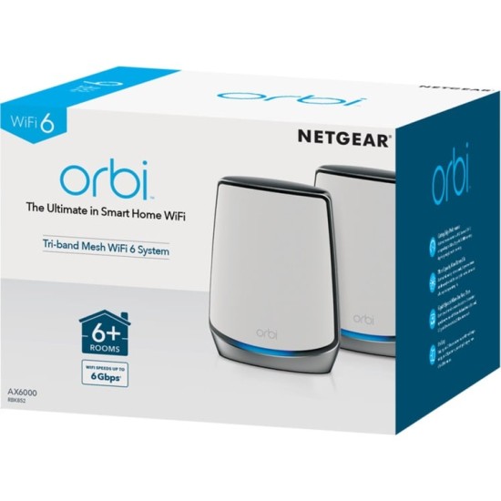 Netgear Orbi WiFi-6-System AX6000, Mesh Router