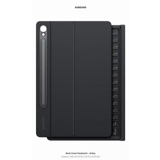 Samsung EF-DX725 Book Cover Keyboard for Galaxy Tab S9/9 FE black