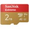 SanDisk 2TB Extreme microSD Speicherkarte 240MB/s & 130MB/s Lese/Schreibgeschwindigkeit, A2 C10 V30 UHS-I U3