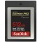 SanDisk Extreme Pro 512GB CFexpress type B memory card of up to 1700 MB/s