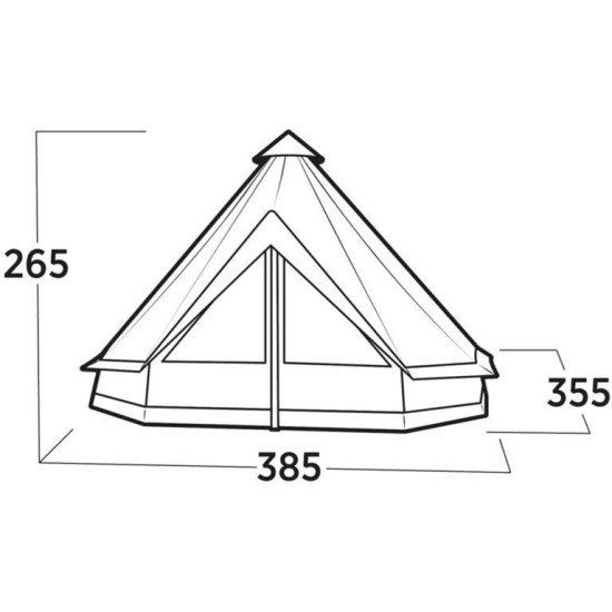 Easy Camp Vaulen Tipi, für 7 Personen, Zelt