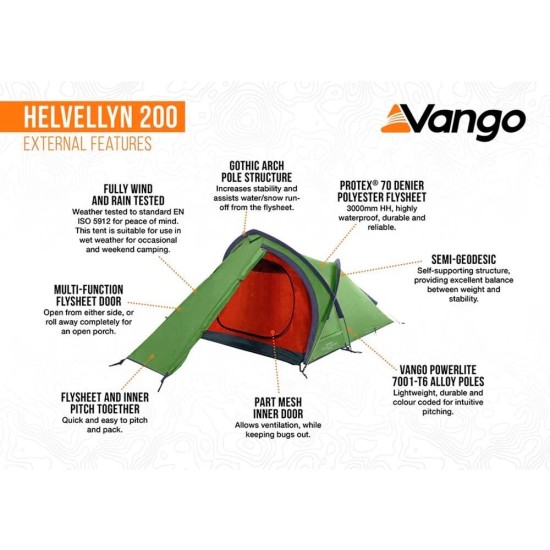 Vango Kuppelzelt Helvellyn 200