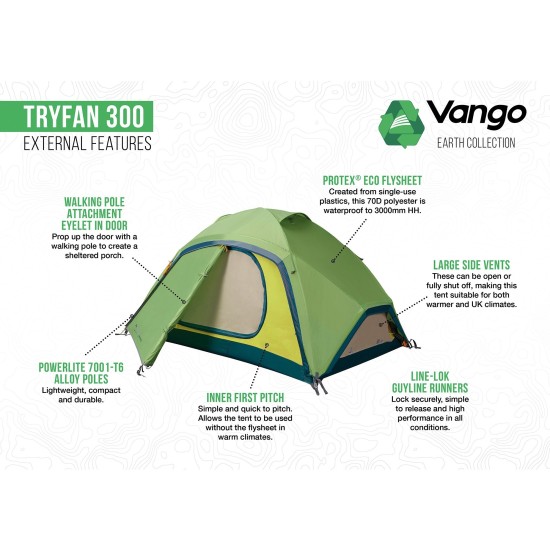 Vango Kuppelzelt Tryfan 300