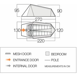 Vango Tunnelzelt Soul 200