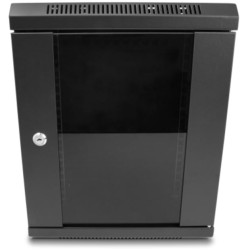 DeLOCK 25,4 cm (10")  Netzwerkschrank mit Glastür, IT-Schrank