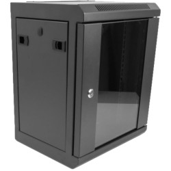 DeLOCK 25,4 cm (10")  Netzwerkschrank mit Glastür, IT-Schrank