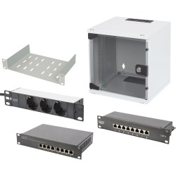 Digitus 25,4 cm (10") Set 1 6HE, IT-Schrank