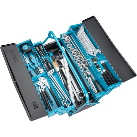 Hazet Metall-Werkzeugkasten mit Sortiment 190/80, Werkzeug-Set