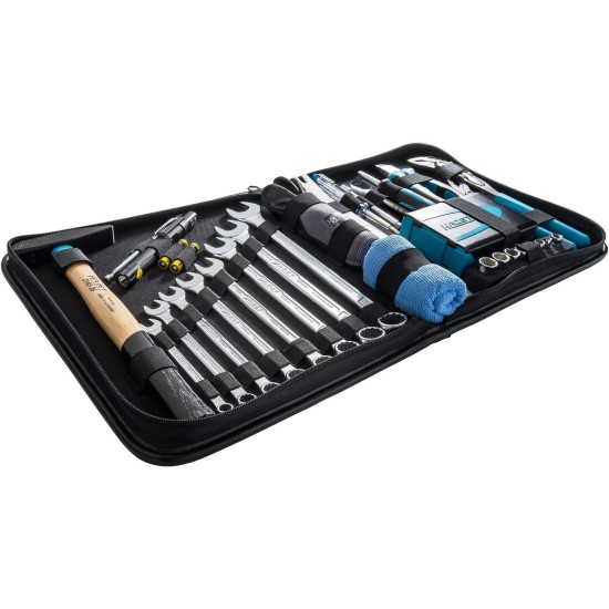 Hazet Werkzeug Ledertasche mit Sortiment 1520/64, 1/4", Werkzeug-Set