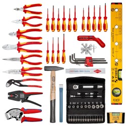 KNIPEX Werkzeugkoffer "BIG Basic Move" ElektroPlus, 68-teilig, Werkzeug-Set