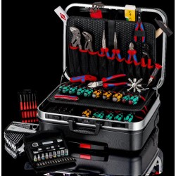 KNIPEX Werkzeugkoffer "BIG Basic Move" Mechanik, 90-teilig, Werkzeug-Set