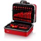 KNIPEX Werkzeugkoffer "BIG Twin Move RED" Elektro Kompetenz, 42-teilig, Werkzeug-Set