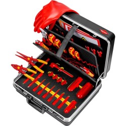 KNIPEX Werkzeugkoffer "Basic" E-Mobilität, 34-teilig, Werkzeug-Set