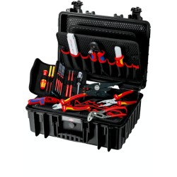 KNIPEX Werkzeugkoffer "Robust23" Elektro, 25-teilig, Werkzeug-Set