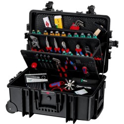 KNIPEX Werkzeugkoffer "Robust45 Move" Mechanik, 90-teilig, Werkzeug-Set
