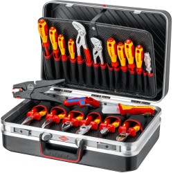 KNIPEX Werkzeugkoffer "Vision24" Elektro, Werkzeug-Set
