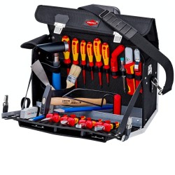 KNIPEX Werkzeugtasche "Classic" Elektro, 23-teilig, Werkzeug-Set