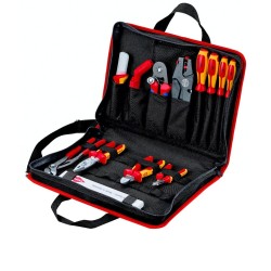 KNIPEX Werkzeugtasche "Kompakt" Elektro, 14-teilig, Werkzeug-Set