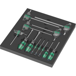 Wera 9713 Schaumstoffeinlage Hex Schraubendreher-Set 1, 12‑teilig