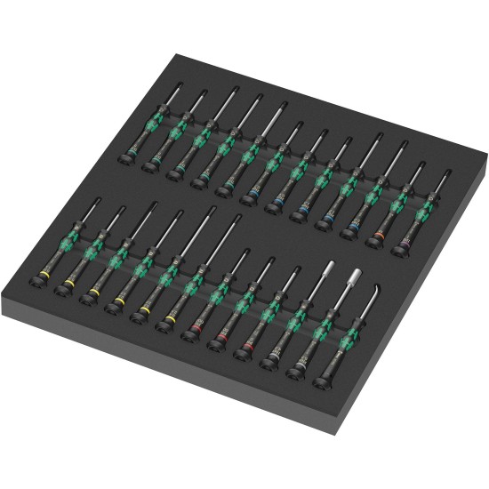 Wera 9715 Schaumstoffeinlage Kraftform Micro Set 1 9715, Schraubendreher