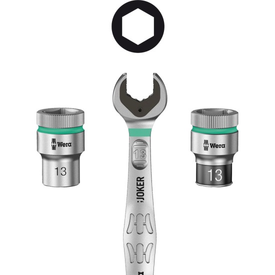 Wera Kraftform Kompakt W1 Wartung, 1/4", Werkzeug-Set