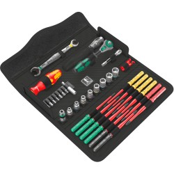 Wera Kraftform Kompakt W1 Wartung, 1/4", Werkzeug-Set