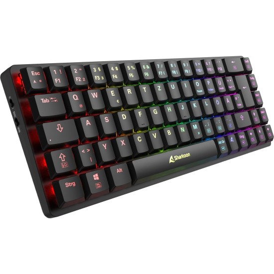 Sharkoon PureWriter W65, Tastatur