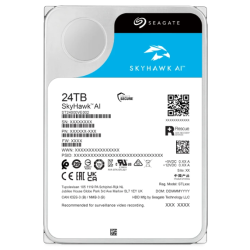 Seagate SkyHawk AI HDD ST24000VE002 - 24 TB 3.5-inch SATA 6 Gbit/s, CMR
