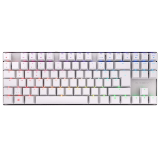 Cherry MX 8.2 TKL Wireless Gaming keyboard white DE Layout in red