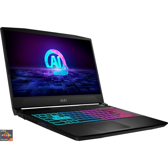 MSI Katana A15 AI B8VG-451, Black, Ryzen 7 8845HS, 16GB RAM, 512GB SSD, GeForce RTX 4060, Windows 11