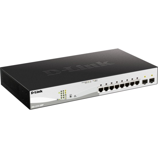 D-Link D-Link DGS-1210-10MP/E  PoE/GE/GE/SMA/08, Switch