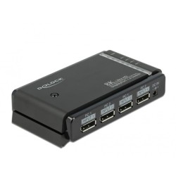 DeLOCK DisplayPort 1.4 Switch 2 x 2 DisplayPort in zu 1 x 2 DisplayPort out 8K, DisplayPort Switch