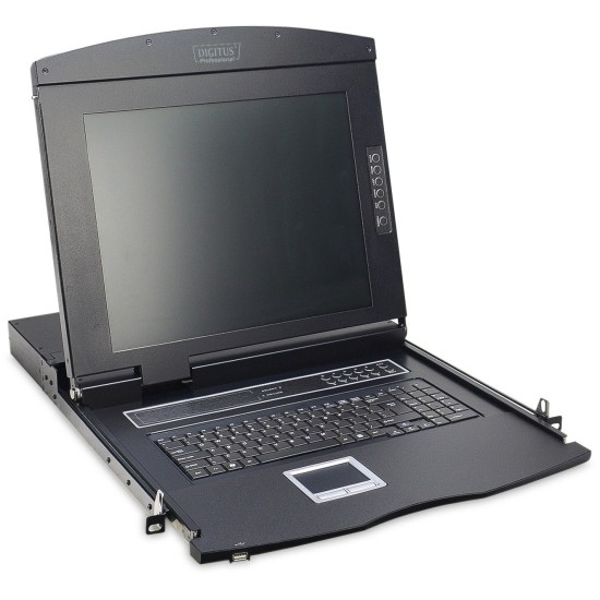 Digitus 19 KVM Konsole 17TFT 8Port, KVM-Switch