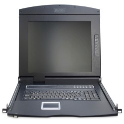 Digitus 19" KVM Konsole 17"TFT 16Port, KVM-Switch