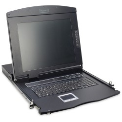 Digitus 19" KVM Konsole 17"TFT 16Port, KVM-Switch