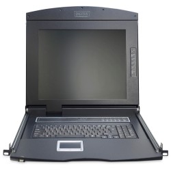 Digitus 19" KVM Konsole 17"TFT 16p Cat5, KVM-Switch Digitus 19" KVM Konsole 17"TFT 16p Cat5, KVM-Switch