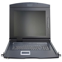 Digitus 19" KVM Konsole 17"TFT 8Port, KVM-Switch