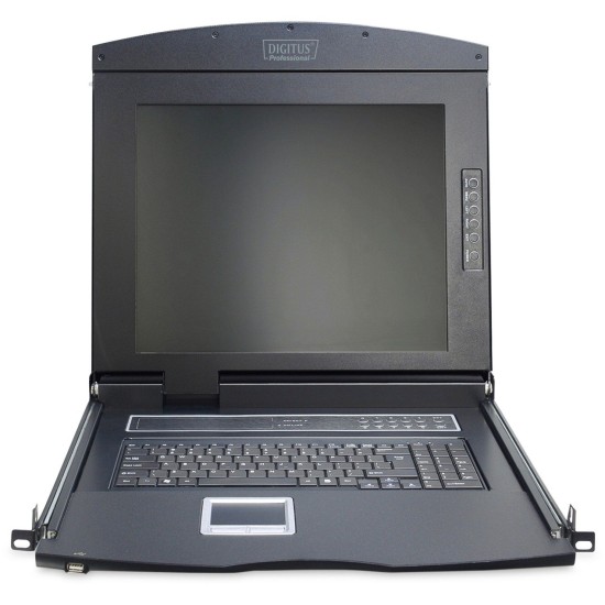 Digitus 19 KVM Konsole 17TFT 8Port, KVM-Switch