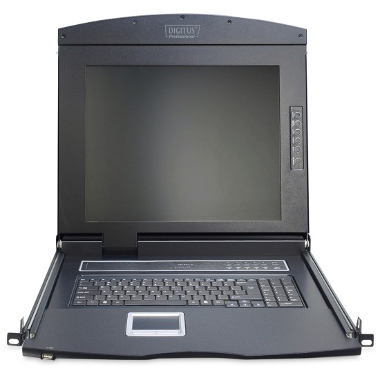 Digitus 19 KVM Konsole 17TFT 8p Cat5, KVM-Switch Digitus 19 KVM Konsole 17TFT 8p Cat5, KVM-Switch
