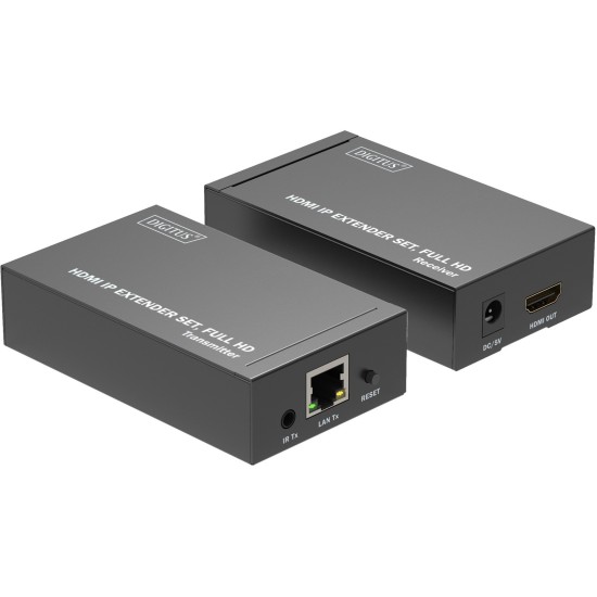 Digitus HDMI IP Extender Set, HDMI Verlängerung Digitus HDMI IP Extender Set, HDMI Verlängerung