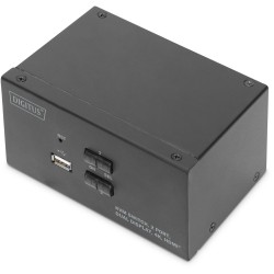 Digitus KVM-Switch Dual-Display 4K HDMI