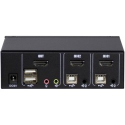Inter-Tech KVM Switch AS-21HA HDMI, KVM-Switch