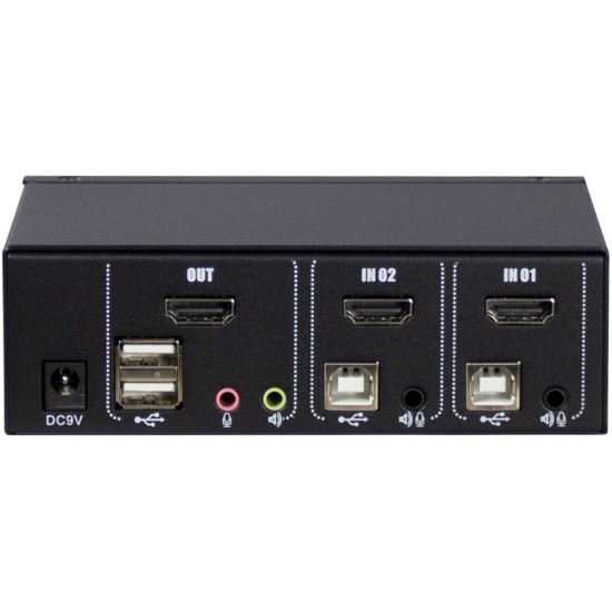 Inter-Tech KVM Switch AS-21HA HDMI, KVM-Switch