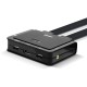 Lindy 2 Port DisplayPort 1.2, USB 2.0 & Audio Cable KVM Switch, KVM-Switch